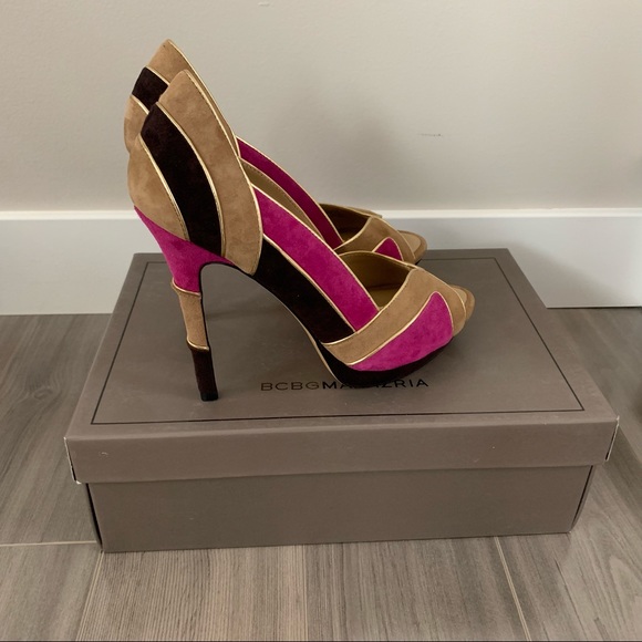 New BCBG Linden Colour Block Heels, Size 7.5 - Picture 8 of 9